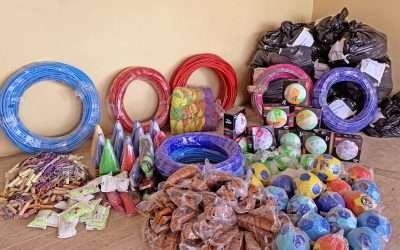 Entregan material deportivo a 14 escuelas de educación indígena