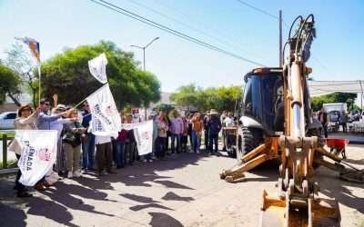 Arrancó Armando Ayala obra de pavimentación por 6.5 mdp en Col. Moderna