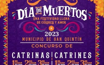 Invitan a Concurso de Altar de Muertos y Catrines en San Quintín