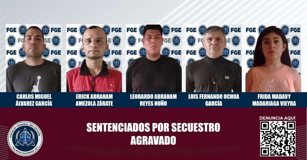 sentencia secuestradores BC
