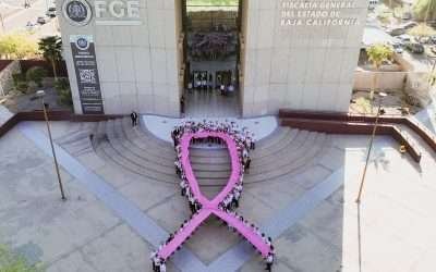 Participa FGE en acciones de prevención contra el cáncer de mama