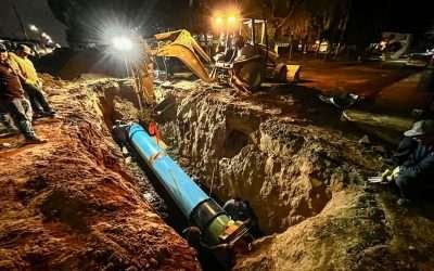 Colapsa tubería y se derraman aguas tratadas, la CESPE ya atiende el desperfecto