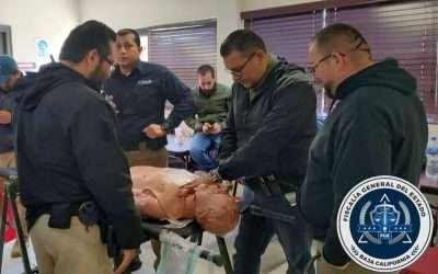 Reciben agentes de la FGE capacitación en medicina táctica
