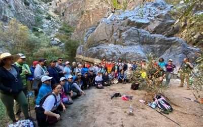 Participaron 70 personas en 3era Caminata de Senderismo en El Salto