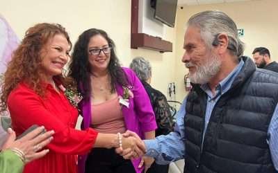Reconocen maestros jubilados gestiones de Rocío López Gorosave