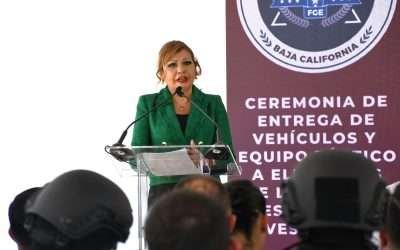 Entregó Fiscal Estatal equipo táctico, uniformes y vehículos a Agentes Investigadores