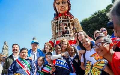 Da Marina del Pilar bienvenida a Amal y rinde honor a la niñez migrante en Baja California