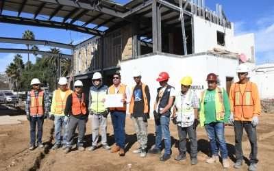 Supervisa alcalde construcción del Centro de Seguridad y Vigilancia CM5