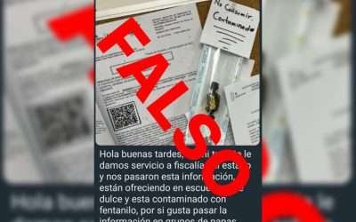 Advierte FGE publicación falsa sobre dulce con fentanilo