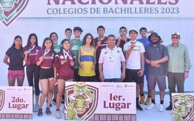 Logra COBACH BC histórico resultado con 19 medallas en Juegos Deportivos Nacionales