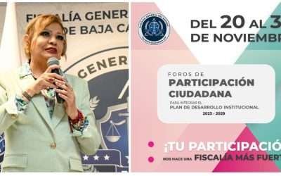 Invita Fiscal de BC a participar en Consulta del Plan de Desarrollo Institucional