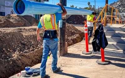 Realiza CESPE reposición de red de agua potable con recurso del Bono Verde