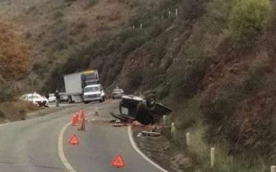 Fatal volcadura en San Vicente; Un muerto y tres lesionados