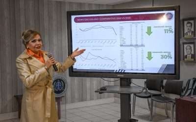 Asegura Fiscal Estatal disminución de homicidios en Baja California