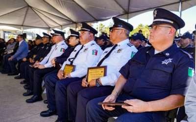 Reconoció alcalde trayectoria de policías municipales en el marco del Día del Policía