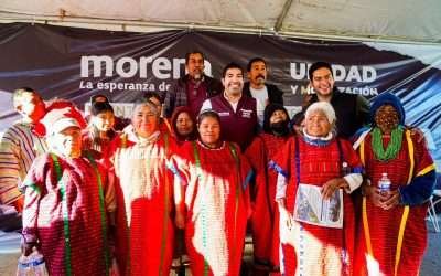 Llevó Armando Ayala mensaje de Claudia Sheinbaum a San Quintín