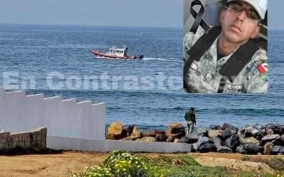 Localizan cadáver de uno de los 7 militares arrastrados por el mar en Ensenada