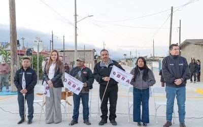 Encabeza López Peralta inauguración de obra de pavimentación en Lomas de San Ramón
