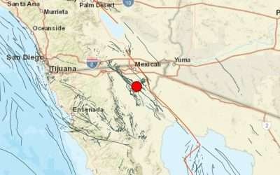 Se registró sismo con magnitud 3.9 en Mexicali