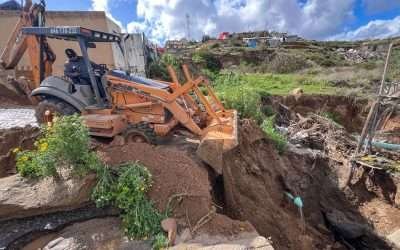 Atiende CESPE ruptura de tubería en cárcamo de Montemar