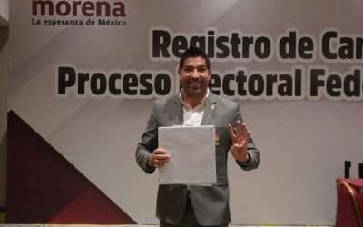 Se registra Armando Ayala como candidato al Senado por Morena