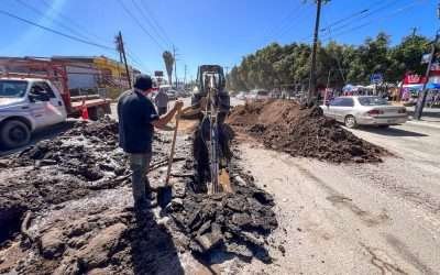 Remplaza CESPE colector de aguas residuales en Alisos y Reforma