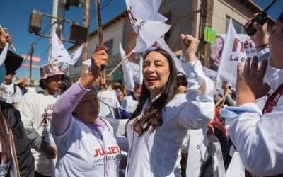 Reafirma Julieta Ramírez su compromiso con pobladores de San Quintín