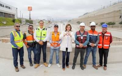 Presenta Marina del Pilar avances de las principales obras viales de Baja California