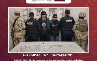 Capturan Fuerza Estatal y SEDENA a sujetos armados en Blvd. Costero