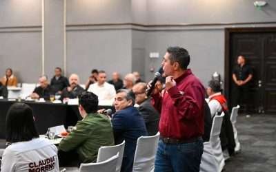 Expone Armando Samaniego proyecto de Claudia Sheinbaum a empresarios ensenadenses