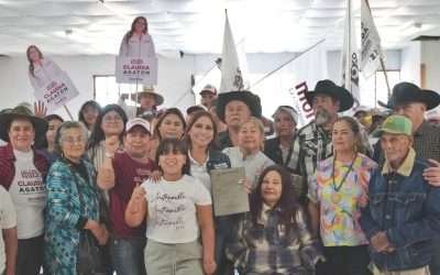 Visitó Claudia Agatón delegación de Real del Castillo