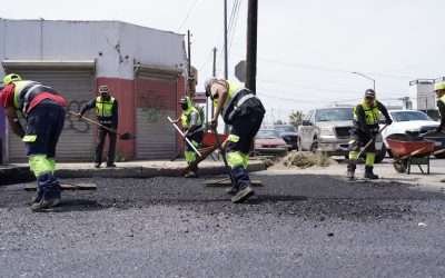 Rehabilita Gobierno de Ensenada más de 2 mil 640 m2 de vialidades