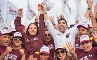 Arrasaría dupla Julieta Ramírez-Armando Ayala para el Senado en próximas elecciones