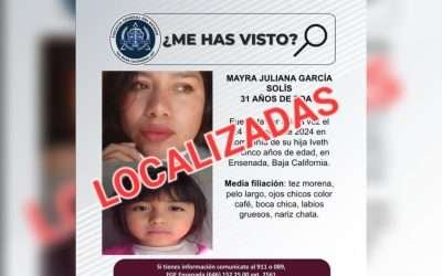 Localiza FGE a madre e hija que contaban con reporte de búsqueda