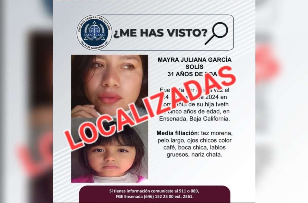 Localiza FGE a madre e hija desaparecidas