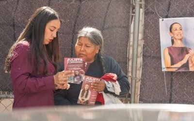 Inicia Julieta Ramírez segundo mes de campaña escuchando a vecinos de la Col. Xochicali