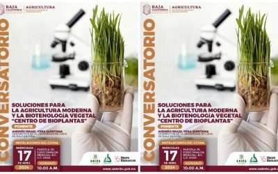Invita SADER al conversatorio ¨Soluciones para la agricultura moderna y biotecnología digital