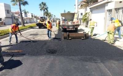 Rehabilitan bulevar Zertuche con maquinaria ¨El Dragón¨