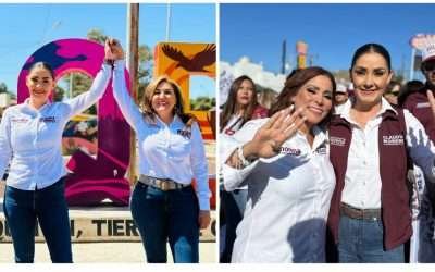 Acompaña Claudia Moreno a Miriam Cano y a Claudia Agatón en sus arranques de campaña