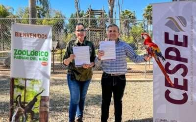 Acuerdan CESPE y Parque Jersey fomentar cuidado del agua