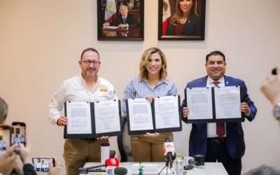 Mejora gobernadora Marina del Pilar condiciones laborales de trabajadores estatales