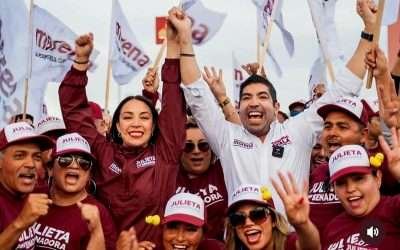 Mantiene Julieta Ramírez y Armando Ayala preferencias para el Senado