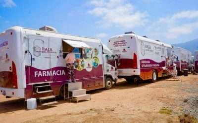 Atenderán Centros de Salud Móviles a población de San Quintín, Mexicali y Tijuana