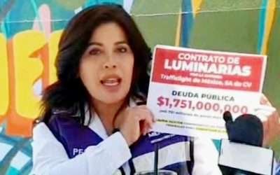Destapa corrupción de Ayala y Agatón sobreprecio en luminarias: Edith Méndez