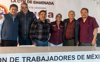 Respalda Sindicato CTM a Claudia Agatón