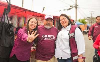 Se comprometen Julieta Ramírez y Julia González con vecinos de la Col. Morelos de Tijuana