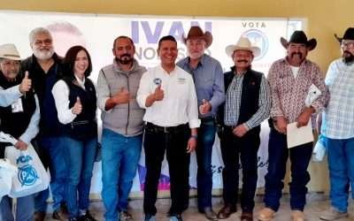 Seguridad y servicios para Ojos Negros serán una realidad: Iván Nolasco