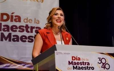 Salda Marina del Pilar deuda histórica con el magisterio de Baja California