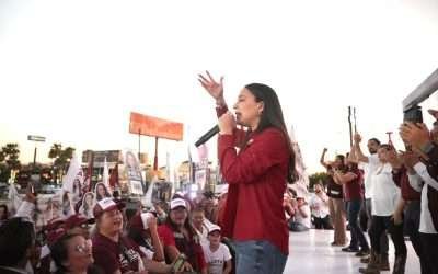 Cerró Julieta Ramírez campaña en Mexicali