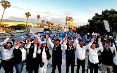 Masivo cierre de campaña de Iván Nolasco